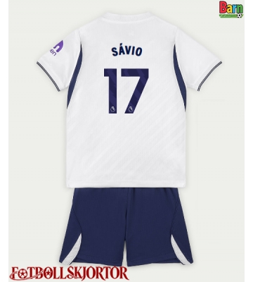Tottenham Hotspur Savio #17 Hemmakläder Barn 2026-27 Kortärmad (+ Korta byxor)